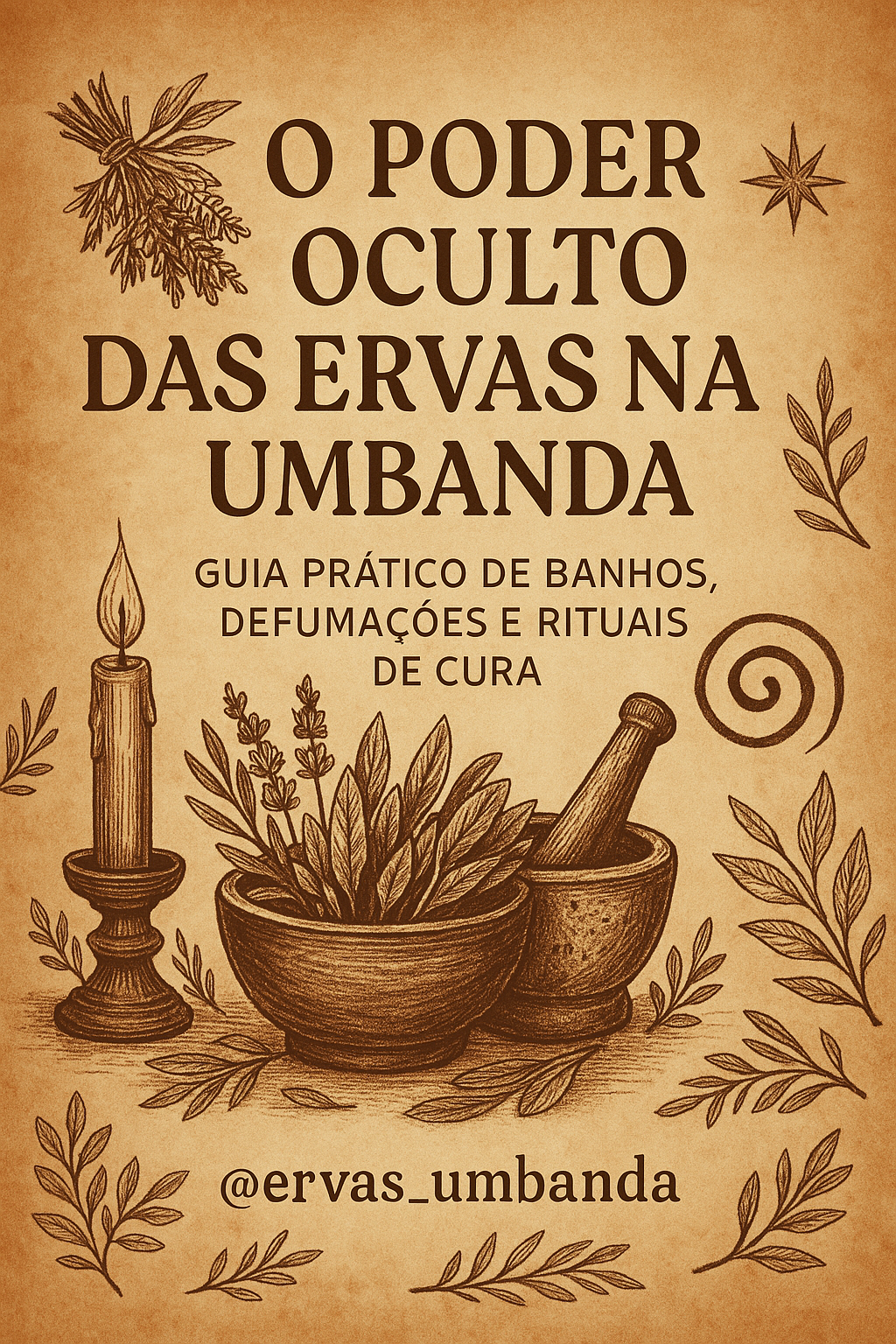 Capa do E-book O Poder Oculto das Ervas na Umbanda
